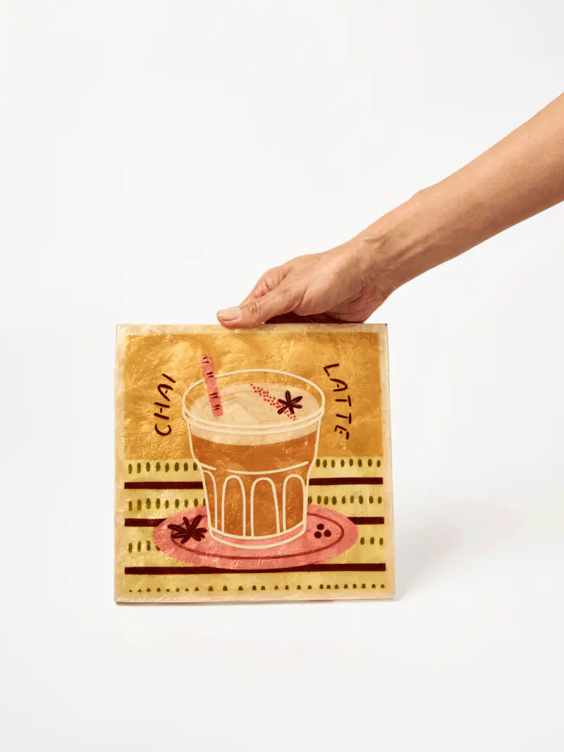 BARISTA WALL ART CHAI LATTE