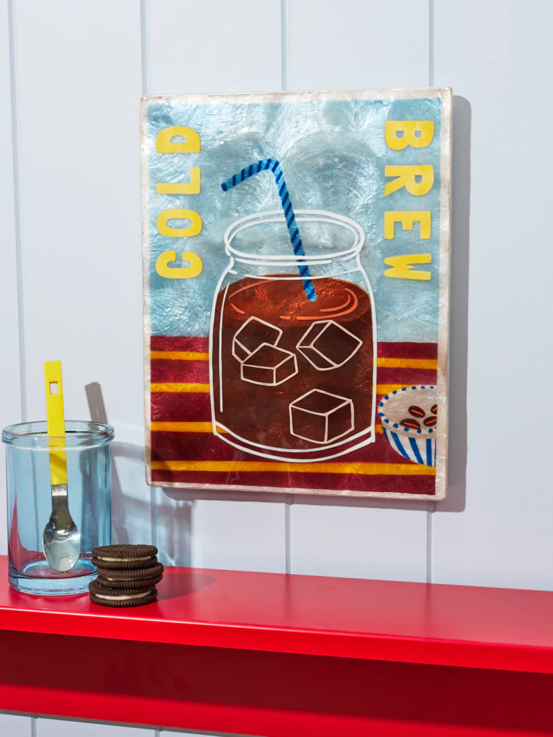 BARISTA WALL ART COLD BREW
