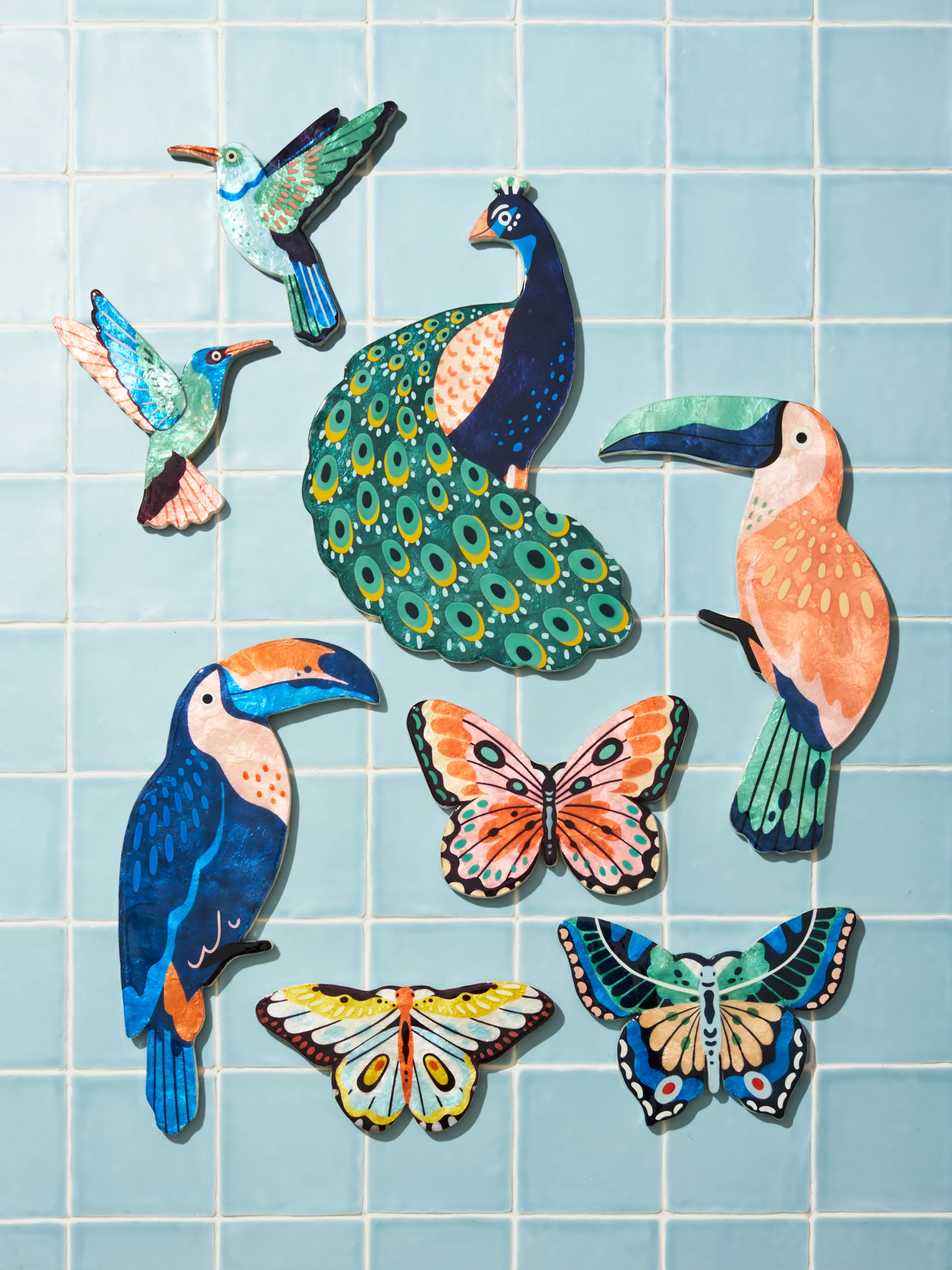 CANOPY HUMMINGBIRD WALL ART SET - Image 3