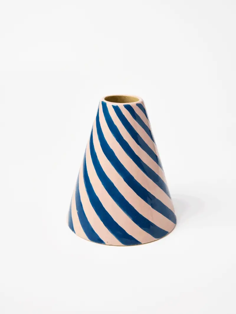 JESTER VASE BLUEBERRY SWIRL
