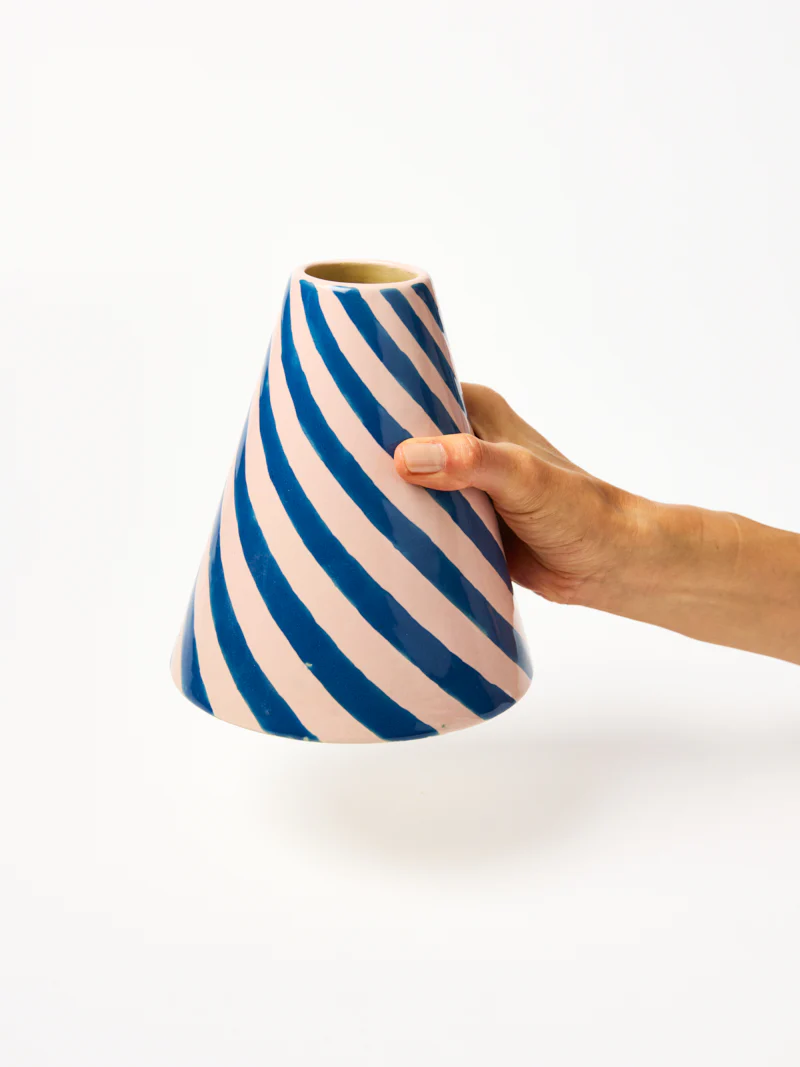 JESTER VASE BLUEBERRY SWIRL - Image 3
