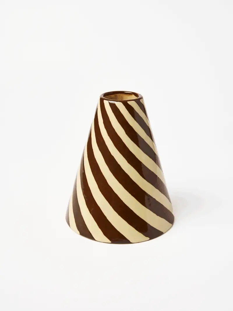 JESTER VASE CHOCOLATE SWIRL