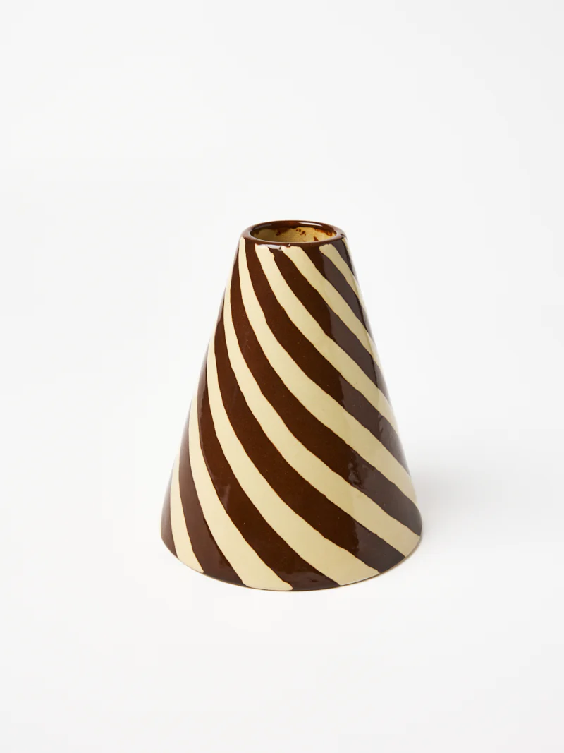 JESTER VASE CHOCOLATE SWIRL - Image 3