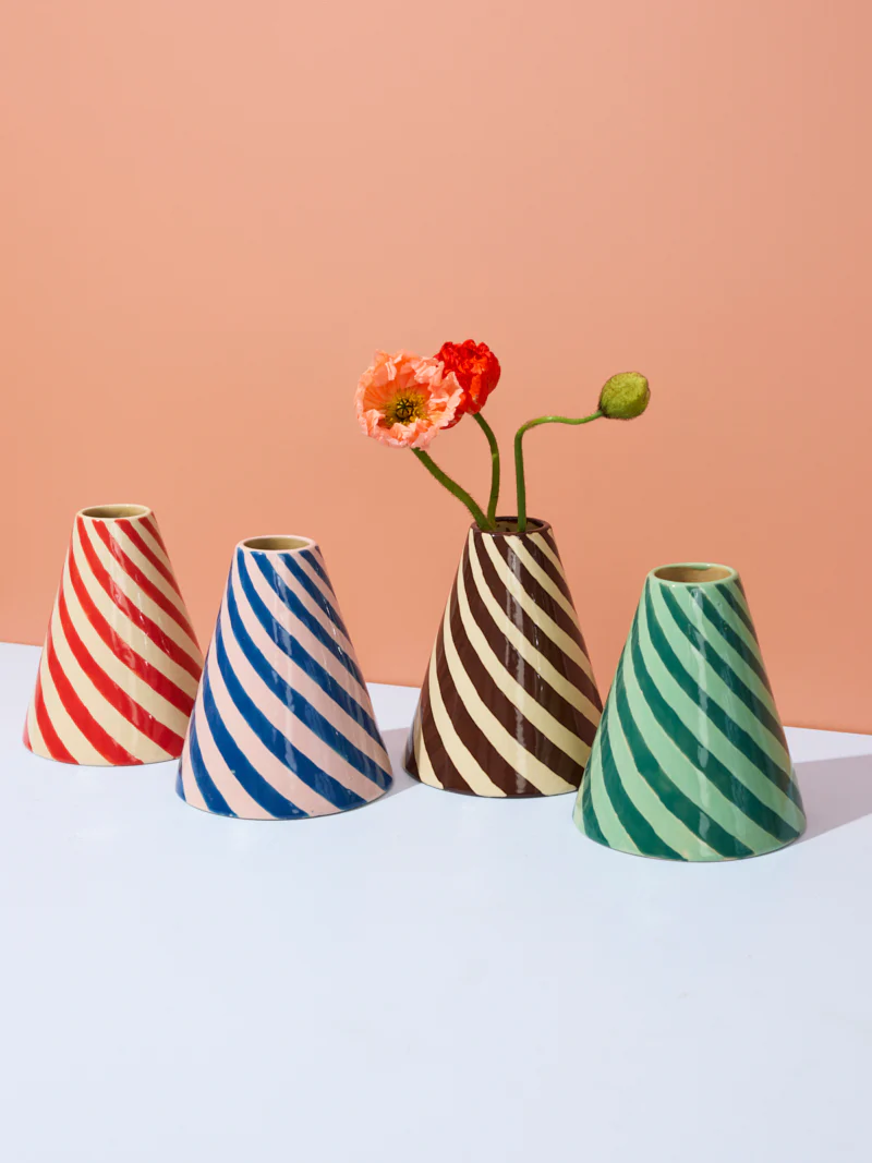 JESTER VASE CHOCOLATE SWIRL - Image 4