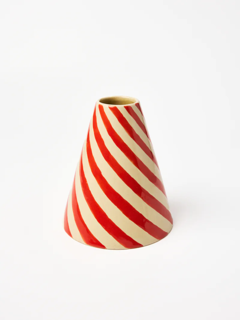 JESTER VASE RASPBERRY SWIRL - Image 4