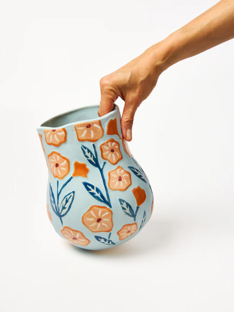 JUNIPER VASE BLUE