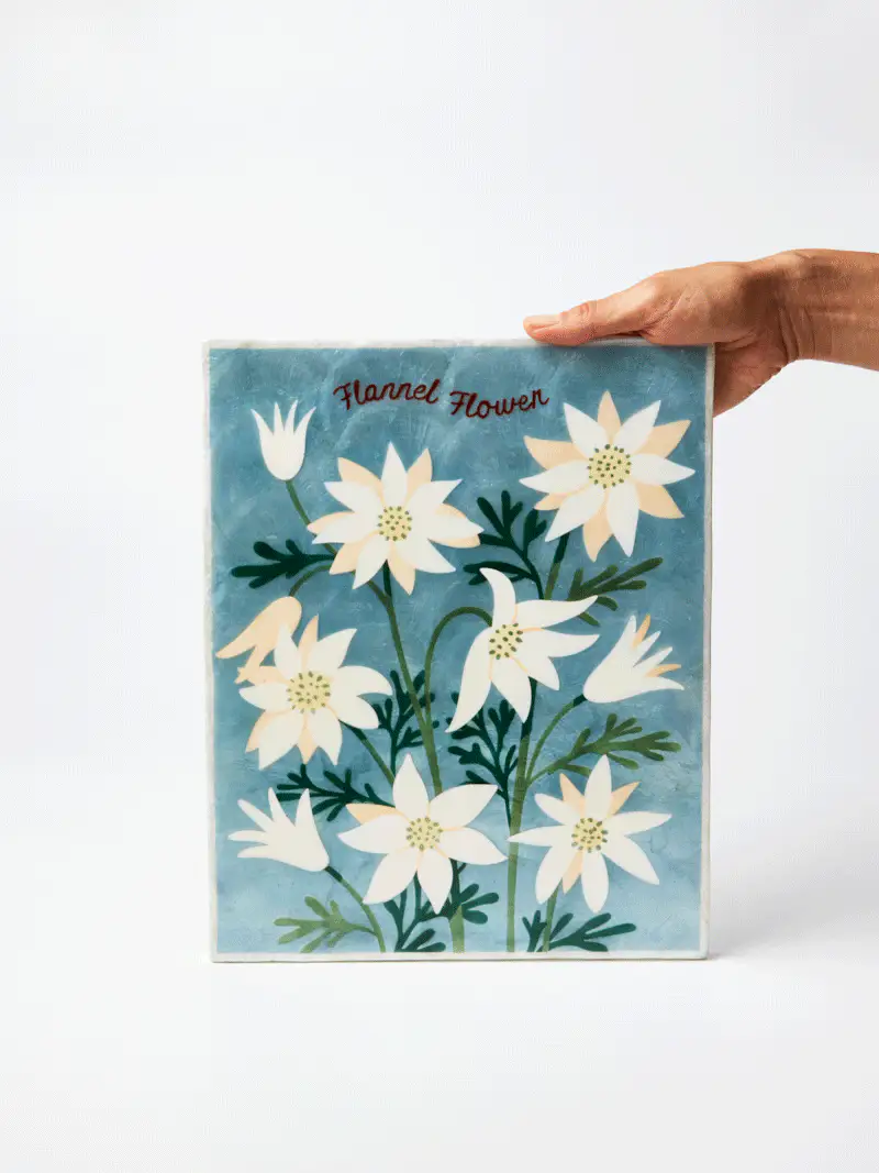 MARKET WALL ART FLANNEL