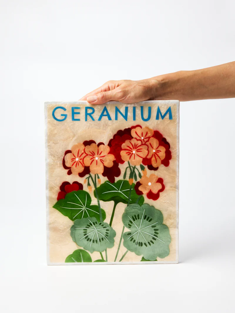 MARKET WALL ART GERANIUM - Image 5