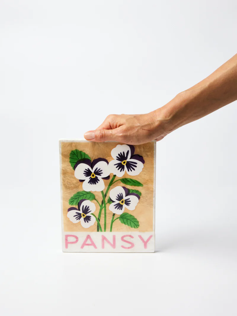 MARKET WALL ART PANSY - Image 3