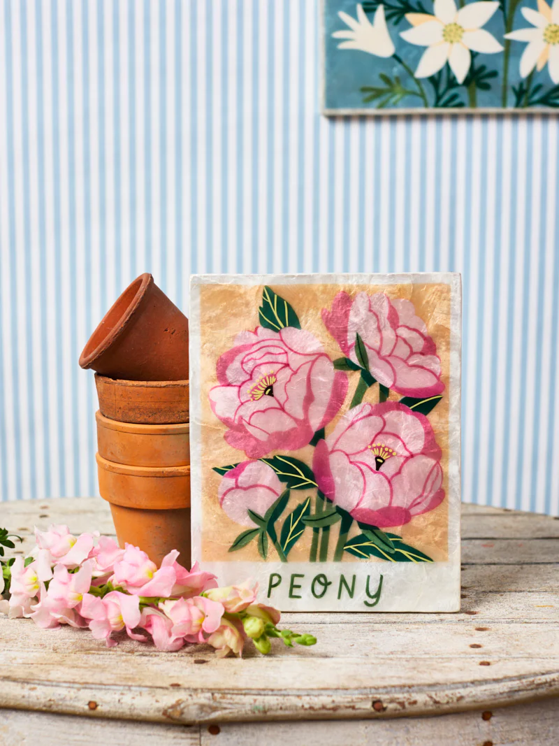 MARKET WALL ART PEONY - Image 2