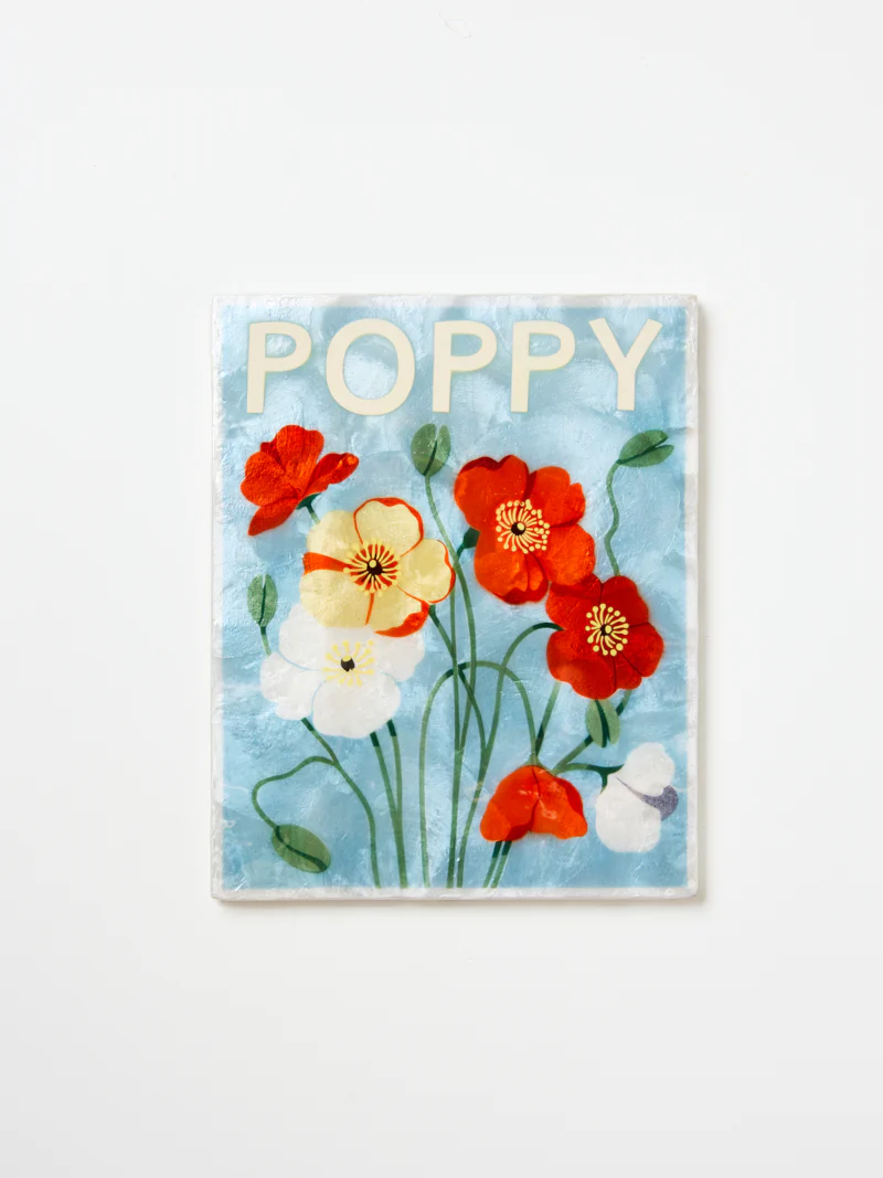 MARKET WALL ART POPPY - Image 3