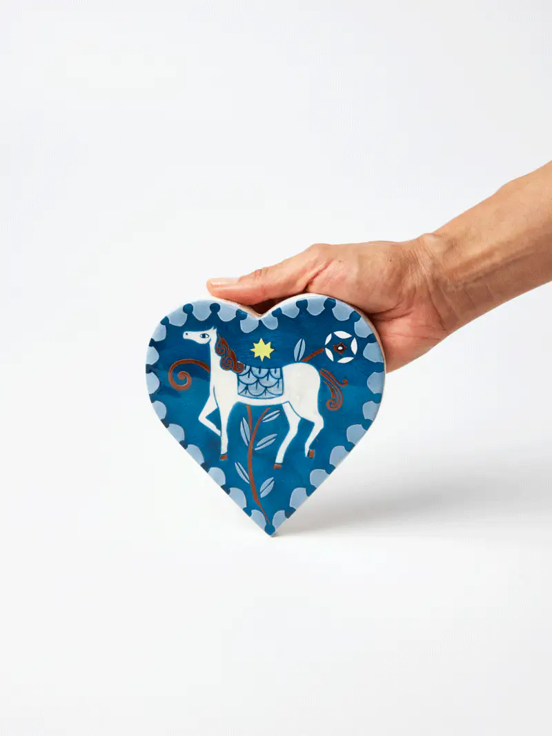 PALOMA HEART BLUE HORSE